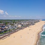 Aerial view of homes for sale in Lavallette
