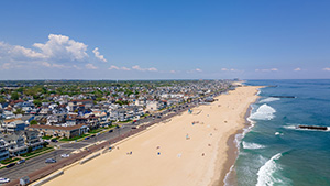 Aerial view of homes for sale in Lavallette