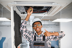 Ocean County HVAC repair thumbs-up
