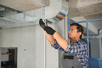 Ocean County air conditioner specialist fixing ductwork