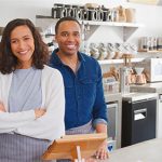 Local business owners like this couple in their shop rely on SEO Ocean County