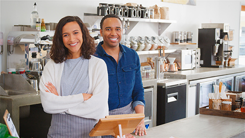 Local business owners like this couple in their shop rely on SEO Ocean County